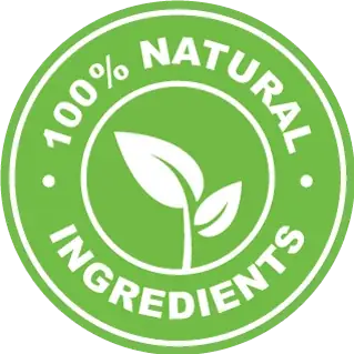 JellyFil 100 percent natural ingredients badge