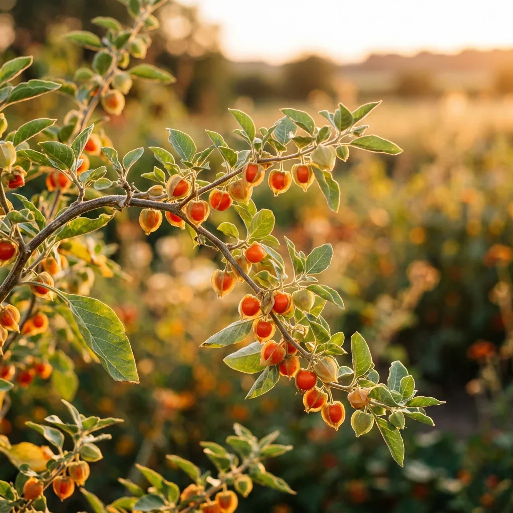 Ashwagandha berries and root, the adaptogen in the JellyFil blend