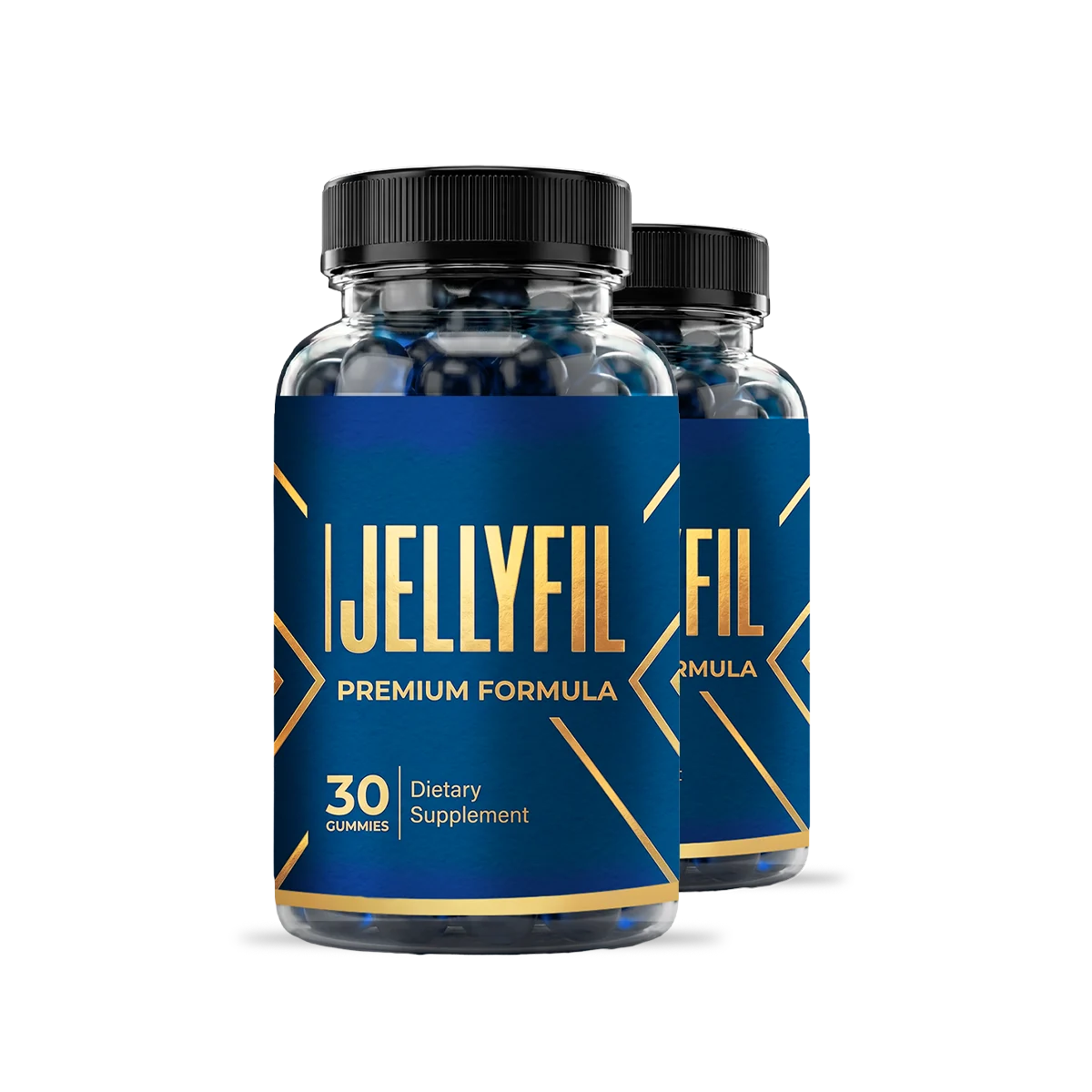 JellyFil male vitality gummies, two-bottle pack of 30 gummies each